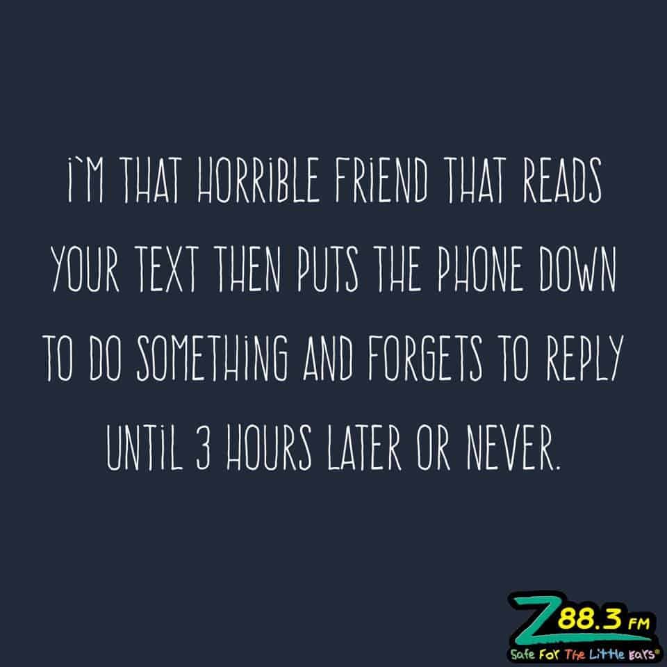 Forgetting-to-Answer-Texts