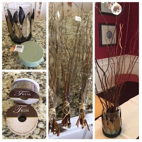 Items Used in Making a Gratitude Tree for Thanksgiving